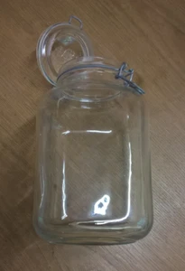 Drahtbügelglas Vorratsglas mit Bügelverschluß Einmachglas 1x 3L neu + unbenuzt - Bild 1 von 5