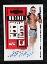 2021 Chronicles UFC Contenders Season Ticket Red Michael Chandler Rookie Auto RC