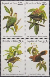 F-EX20231 PALAU MNH 1983 WILDLIFE FAUNA BIRD AVES PAJAROS FANTAIL FRUIT DOVE - Picture 1 of 1