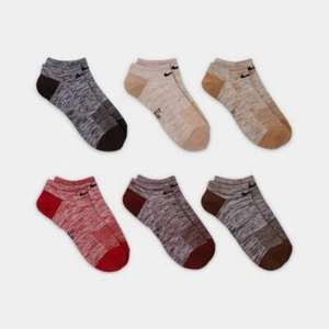 Nike Air Sportswear Everyday Lightweight Dri-Fit No-Show Socks 6pk sz M 6-8 - Picture 1 of 8