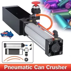 Push Valve Cylinder Can Crusher Pneumatic Cans Crusher Aluminum Can Crusher Tool - Picture 1 of 11