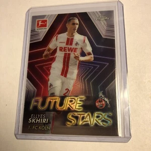 ELLYES SKHIRI 2020-21 TOPPS CHROME BUNDESLIGA REFRACTOR FUTURE STARS - Picture 1 of 2