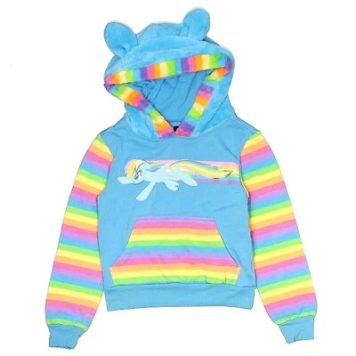 My Little Pony Big Girls Rainbow Dash Blue Hoodie Size: XS (6-6X)- NWT - Image 1 of 2