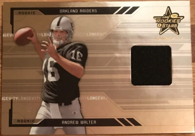 2005 Leaf Rookies & Stars Longevity Rookie Jersey Andrew Walter #253 #’d 170/299 - Image 1 of 3