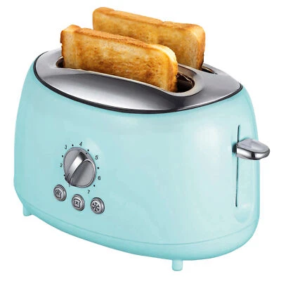 Brentwood Cool-Touch 2-Slice Retro Toaster with Extra-Wide Slots (Blue) - Image 1 of 4