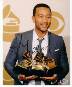 John Legend signed 8x10 photo Beckett BAS auto 11x Grammy Winner  - Picture 1 of 2