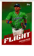 2020 Topps Pro Debut Ready for Flight Green /99 Cristian Pache #RFF-CP