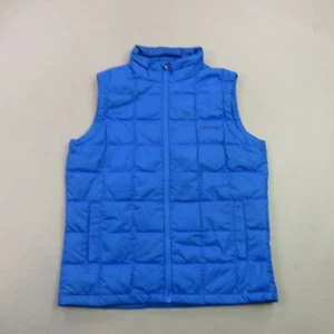 Marmot Vest Girls Large Blue Sleeveless Puffer Pockets Lightweight - Picture 1 of 8