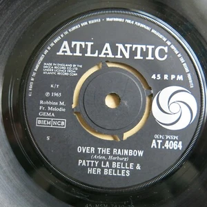 PATTY LA BELLE & HER BELLES Over The Rainbow / Groovy Kind Of Love UK 7" 1965 Ex - Picture 1 of 2