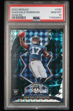 2022 Panini Mosaic Football Wan'Dale Robinson PSA 10 Genesis RC Rookie Card