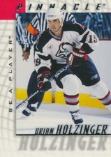 1997-98 Be A Player #34 BRIAN HOLZINGER - Buffalo Sabres