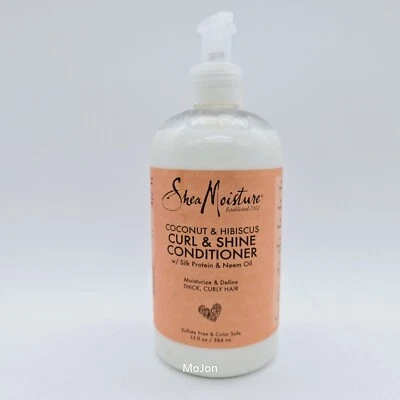 Curl & Shine Conditioner, Coconut & Hibiscus, 13 fl oz (384 ml) - Image 1 of 4