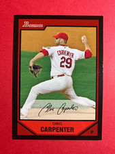 CHRIS CARPENTER, 2007 BOWMAN #124, St Louis Cardinals Second Year