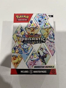 Pokemon TCG Prismatic Evolutions Booster Bundle Box Brand New 6 Booster Pack - Picture 1 of 6