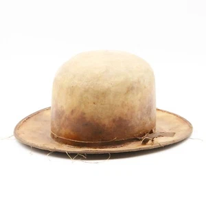 Gunner Foxx Master Hatter Western Bowler Distressed Hat Mad Celebrity Hats 7 1/2 - Picture 1 of 14