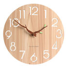 2x(nordic Wooden 3d Wall Clock Art Hollow Wall Clock For Children's Room/8010