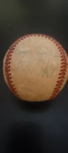 Unknown Dual Signed Baseball - Authentic Autographed MLB Collectible - Picture 1 of 5