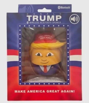 Bitty Boomers™ Bluetooth Wireless speaker TRUMP “Make America Great Again” NIB