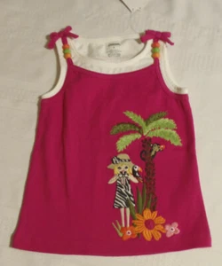 Gymboree Wild For Zebra Size 4 Pink Shirt NWT - Picture 1 of 2