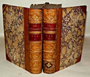 The Inheritance, Author Of Marriage, 3 Vol In 2, 1824, HB, William Blackwood - Picture 1 of 17