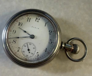 Antique 1911 Elgin Pocket Watch Grade 316 Model 4 15j 18s Running SideWinder - Picture 1 of 23