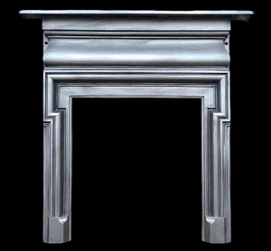 Original Antique Victorian Edwardian cast iron fireplace CAST IRON FIRE SURROUND - Picture 1 of 24