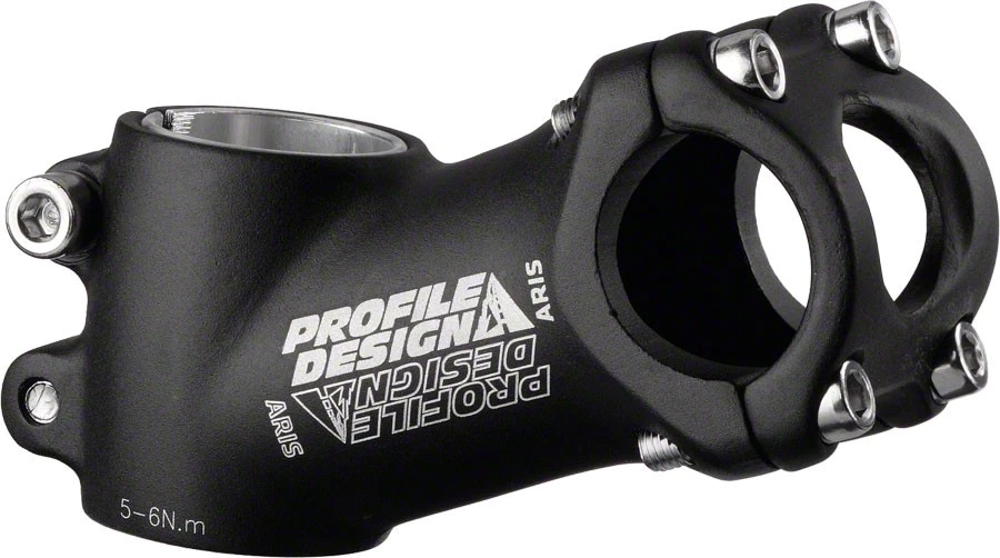 Profile Design Aris 80mm Aluminum Bike Stem - 26mm Clamp, +/-25 , Black, - Image 1 of 1