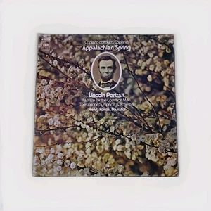 Copland Conducts Copland Appalachian Spring Lincoln Portrait Henry Fonda LP 1979 - Picture 1 of 4