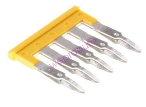 10pcs Weidmuller Wiring Terminals Connecting piece ZQV 2.5/5 1608890000 - Picture 1 of 1