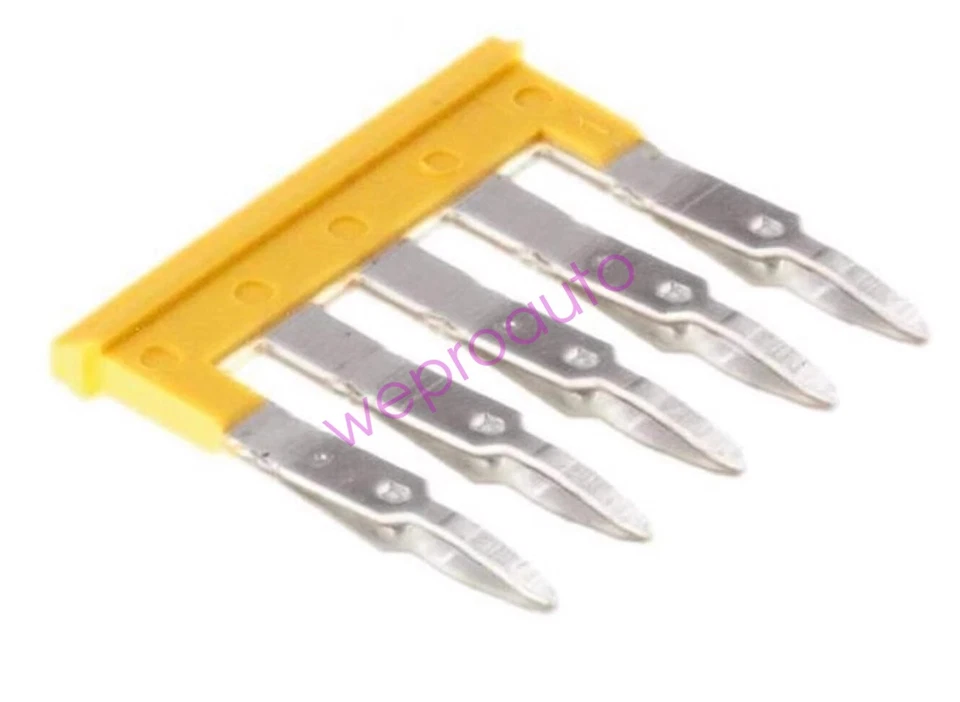 10pcs Weidmuller Wiring Terminals Connecting piece ZQV 2.5/5 1608890000 - Image 1 of 1