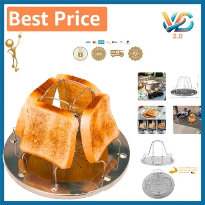 Lightweight and Foldable Camping Toaster – Effortless Toasting for Outdoor Meals - Image 1 of 4