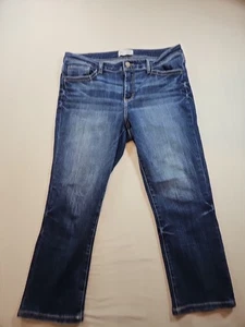 Buckle BKE Payton Jeans Damen 32x24 kurz cropped blau Stretch Denim Mid Rise - Bild 1 von 11