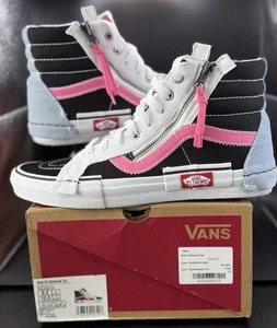 Vans Rare Sk8-Hi Reissue CAP Black Azalea Pink Herren Größe 8,5 - Bild 1 von 9