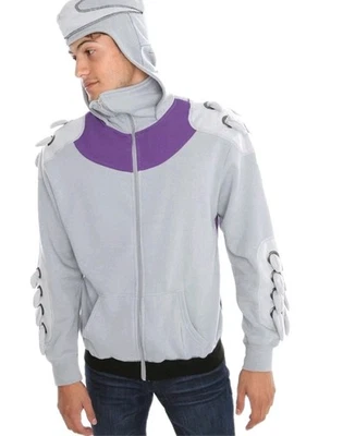 Chaqueta con Capucha Teenage TURTLES MUTANT NINJA Para Hombre Cremallera Gris L Ondulación Junction Foto 1 de 4
