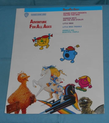 vintage RAINBOW BRITE AND THE STAR STEALER video store advertising brochure - Image 1 of 4