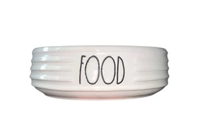 Rae Dunn Artisan Collection "FOOD" Haustier Napf klein Keramik Hund Katze Geschirr 5x2 - Bild 1 von 6