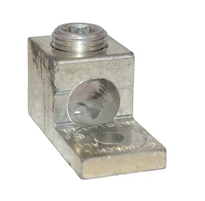 CMC LA301-1 Mechanical Lug Single Port 6-300 kcmil 1-Hole Heavy-Duty Connector - Image 1 of 4