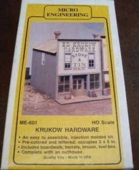 Micro Engineering ME-601 HO Krukow Hardware Building Kit - Image 1 of 1