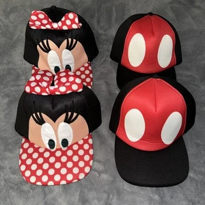 Set 4 cappelli alti in schiuma Disney Parks Topolino e Minnie vacanze in famiglia Disneyland - Foto 1 di 15