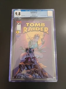 Tomb Raider 1 CGC 9.8 Andy Park Variante Cubierta 1ª Lara Croft en su propio título - Imagen 1 de 2
