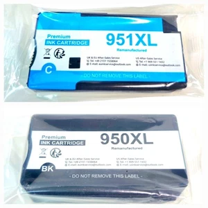 950XL 951XL Ink for HP OfficeJet Pro 8625 8610 8620 8615 8630 8600 8100 lot - Picture 1 of 10