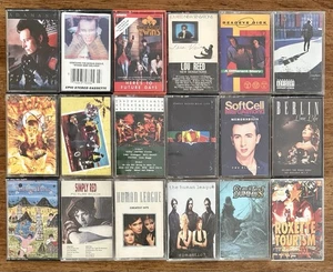 Lot Of 18 Alt Rock Cassettes, Used, Adam Ant, Lou Reed, Talking Heads, Berlin - Bild 1 von 1