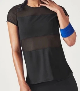 Capa base Fabletics Active Top “Daniela” Breezy en negro! Nuevo con etiquetas Talla L - Imagen 1 de 7