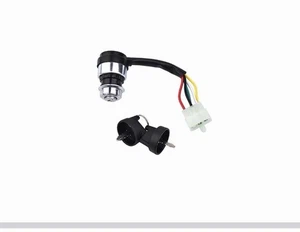 Key Ignition Switch 4 Wire 50 70 90 110 125 150 200 250 CC Go Kart ATV Dune Bug - Bild 1 von 2