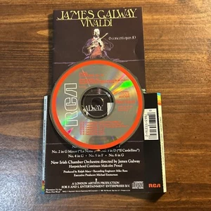 James Galway Vivaldi: 6 Concerti Opus 10 CD Disc & Inlay Only No Case Free Ship - Picture 1 of 6