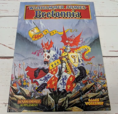 Warhammer Armies Bretonnia PB Supplement Amy Book Games Workshop 1996 - Image 1 of 4