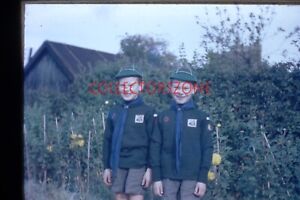 35mm Slide  1967 Cub scouts In Uniform Ilford Film