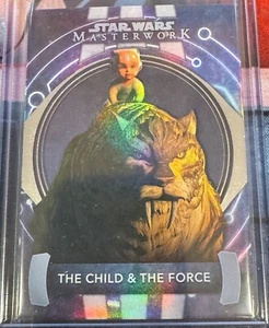 2024 Masterwork Star Wars #JA-1 Ahsoka Tano The Child & The Force Foil 233/299 - Bild 1 von 2