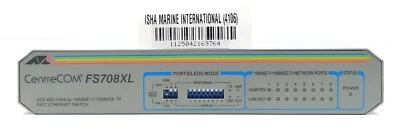 Allied Telesis Centercom FS708XL Ethernet Switch 10BASE-T / 100BASE-TX Port - Image 1 of 4