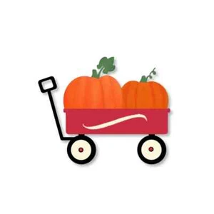 Roeda Brighten Life Metal Art Magnet Pumpkins in Speed Wagon Fall Made USA - Picture 1 of 3